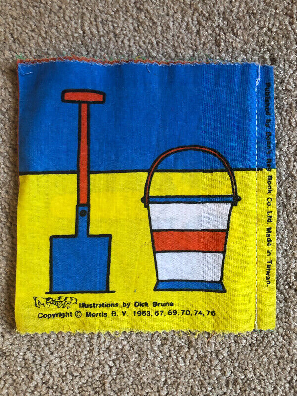 Vintage Cloth Children’s Book: Dick Bruna "Working" Rag Book (19 - photo 2