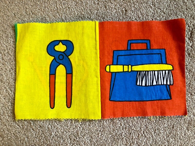 Vintage Cloth Children’s Book: Dick Bruna "Working" Rag Book (19 - photo 4