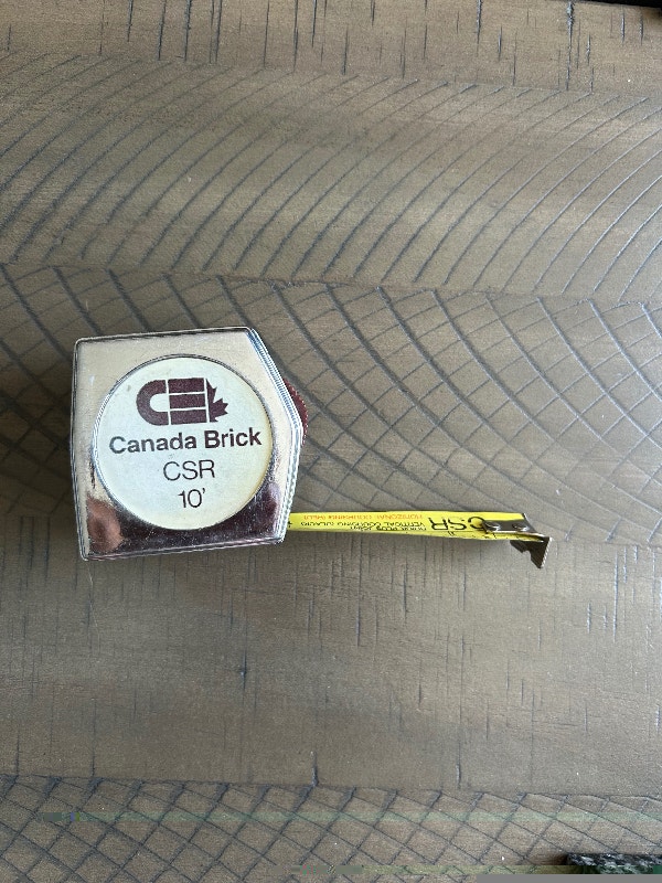 Vintage Canada Brick CSR Tape Measure (Brampton) - photo 2