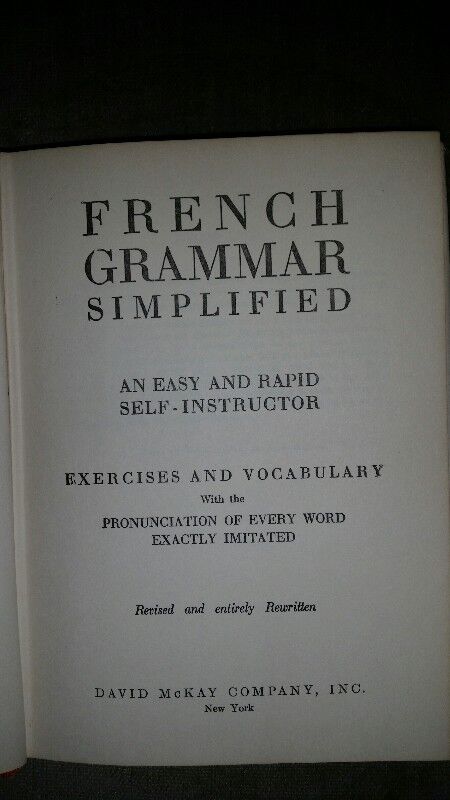 Hugo's French Simplified Book - 1920 - photo 4