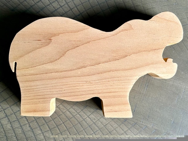Wooden Hippo Pen/Pencil Holder (Brampton) - photo 2