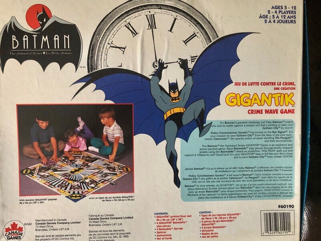 Batman Gigantik Crime Wave Game, 1993 (Brampton) - photo 2