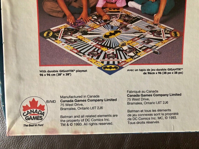 Batman Gigantik Crime Wave Game, 1993 (Brampton) - photo 4
