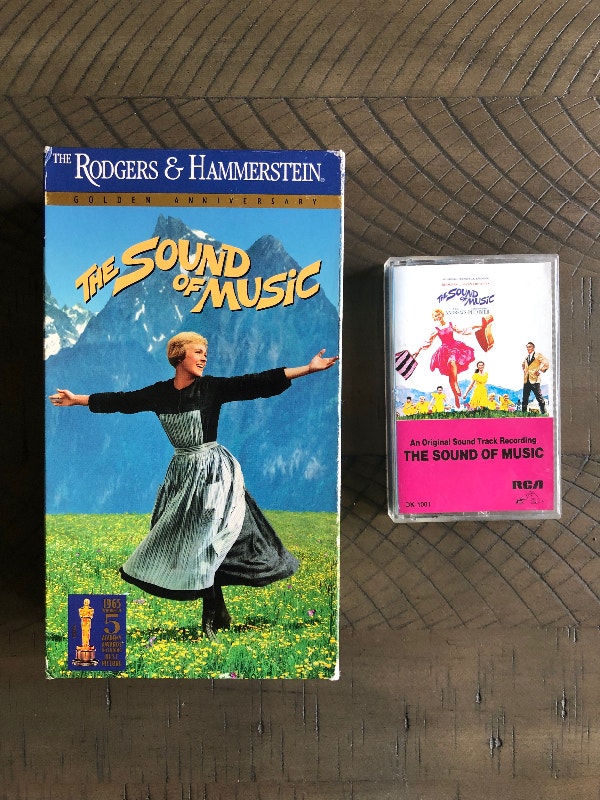 The Sound of Music VHS (2 tapes) + Cassette
