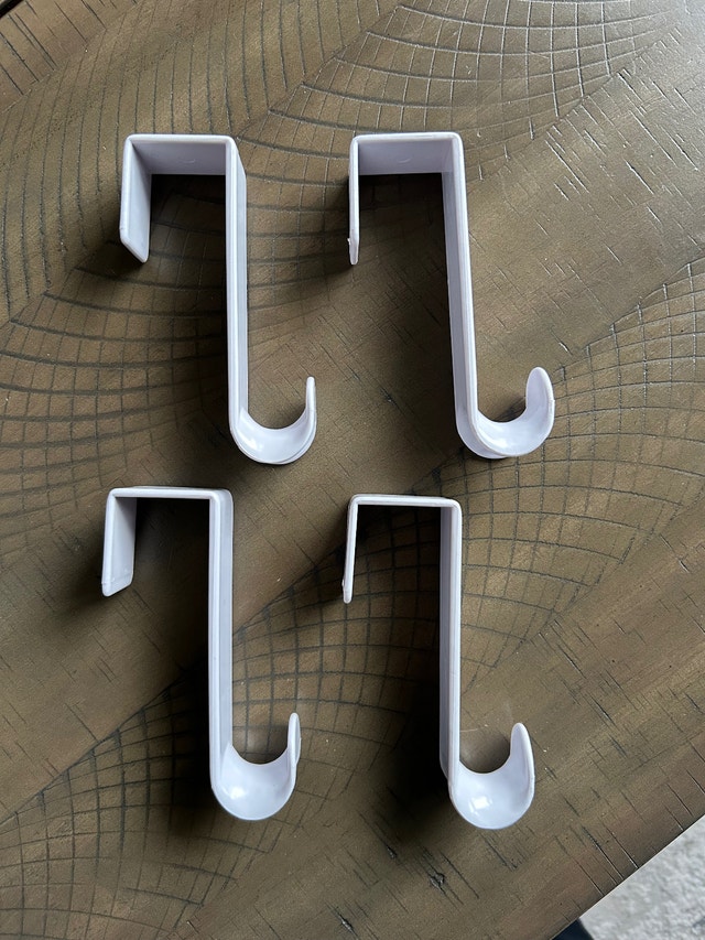 Over The Door Hook Hangers, lot of 4 (Brampton)
