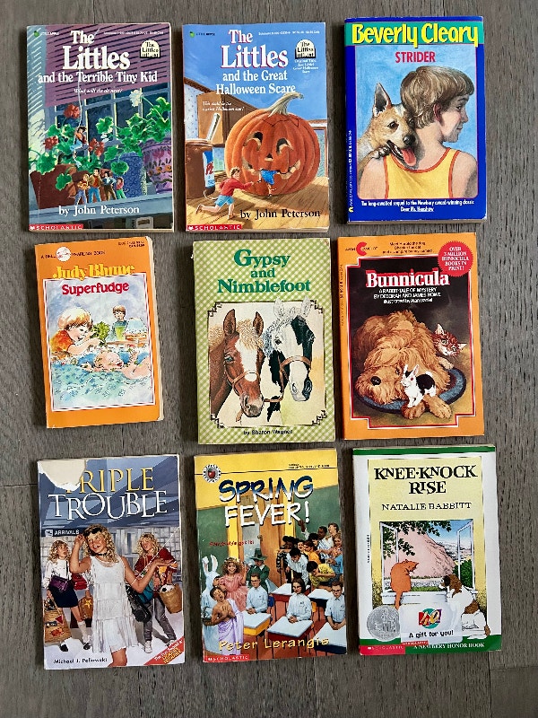 Youth Chapter Books, 1980’s, 1990’s. Look unread (Brampton)