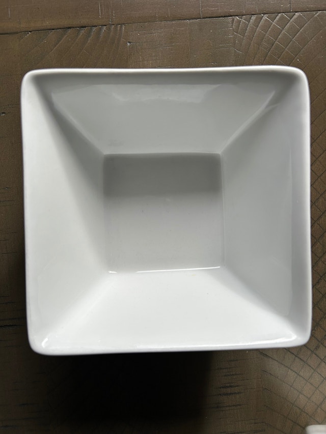 Ceramic Square Bowls, Mayfield & Jackson, lot of 4 (Brampton) - photo 4