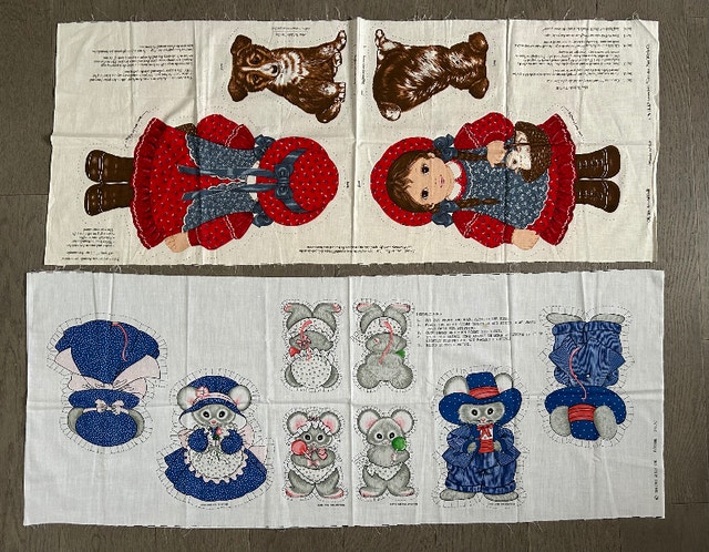 Vintage Cut and Sew Fabric Panels (Brampton)