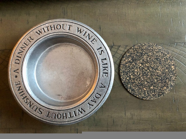 Vintage Pewter Wilton Wine Bottle Coaster (Brampton) - photo 3