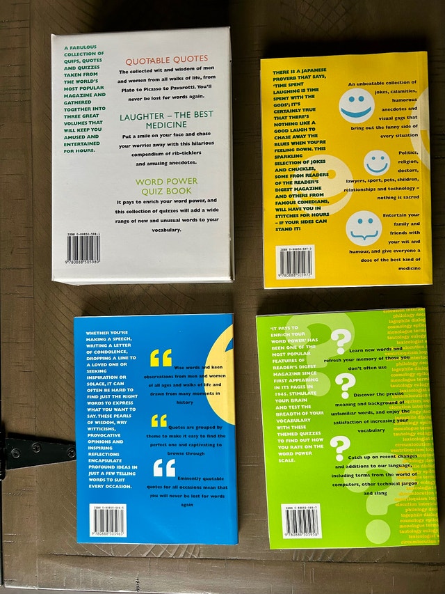 Reader's Digest Set, 3 Volumes, Quips, Quotes, Quizzes - photo 2