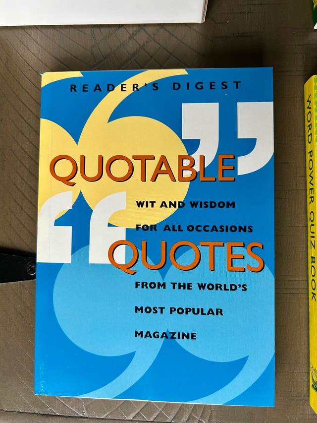 Reader's Digest Set, 3 Volumes, Quips, Quotes, Quizzes - photo 5