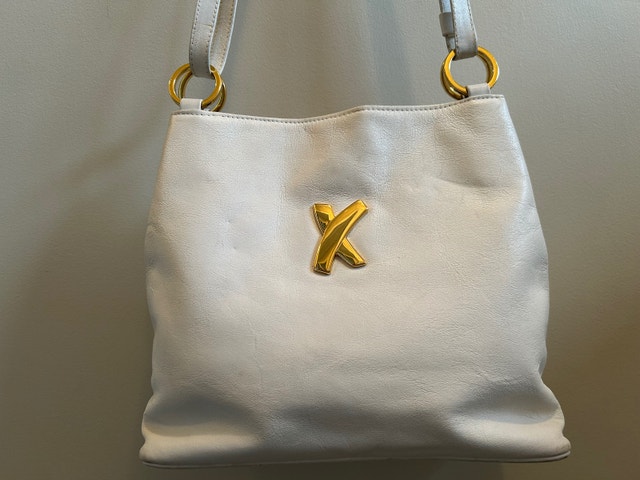 Vintage Paloma Picasso Leather X Shoulder/Crossbody Bag - photo 2