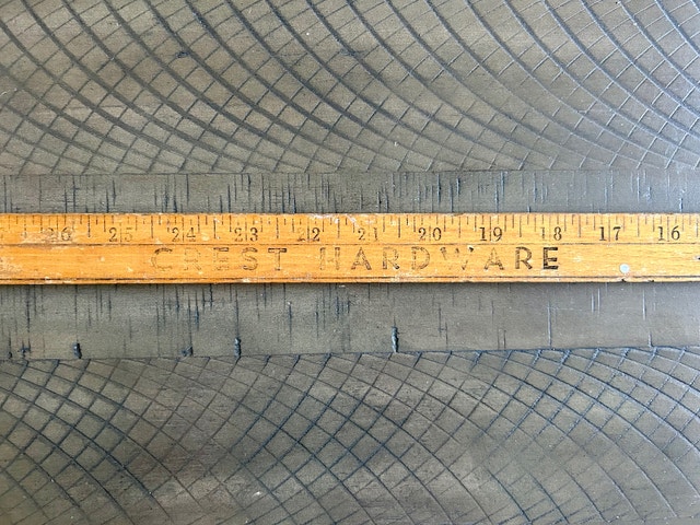 Old Wooden Yard Stick for CREST Hardware/CIL Brampton