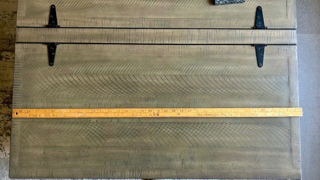 Old Wooden Yard Stick for CREST Hardware/CIL Brampton - photo 2