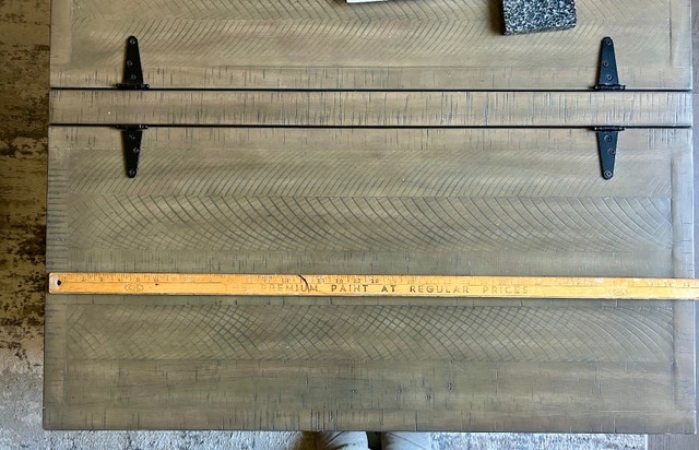 Old Wooden Yard Stick for CREST Hardware/CIL Brampton - photo 3