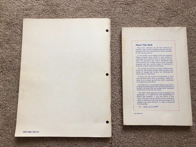 2 Vintage 1980s YMCA Fitness Books - photo 2