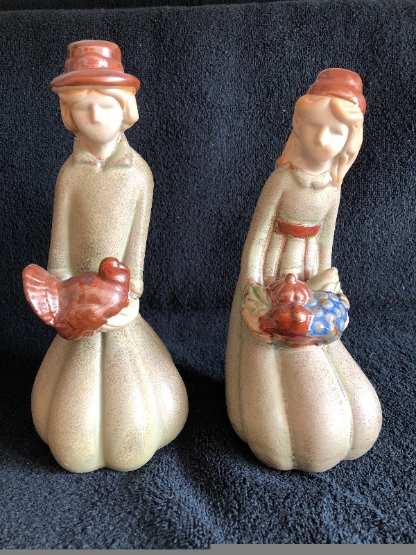 2 Thanksgiving Figurines (Brampton) - photo 2