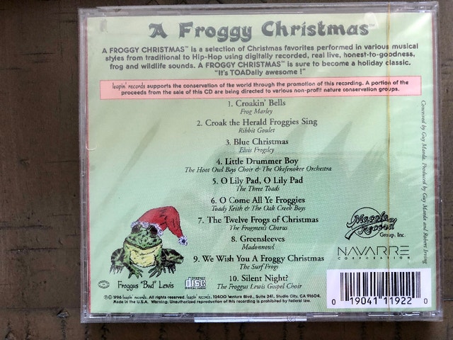 A Froggy Christmas CD, never opened (Brampton) - photo 2