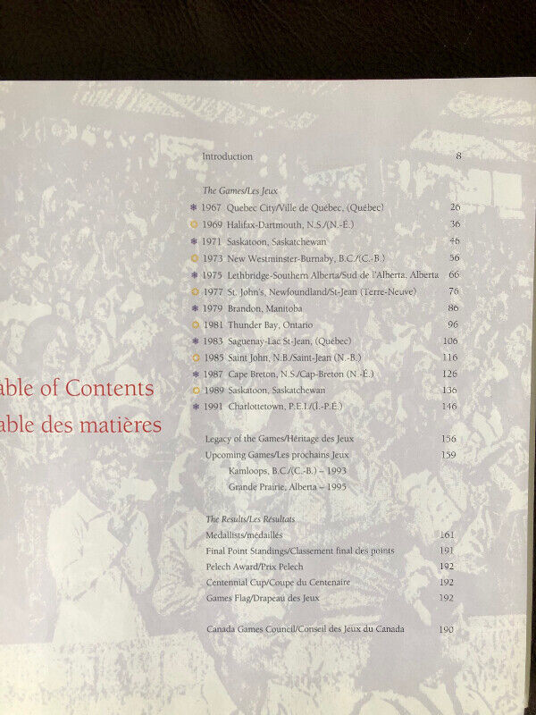 Canada Games 25th Anniversary Commemorative Book - photo 3