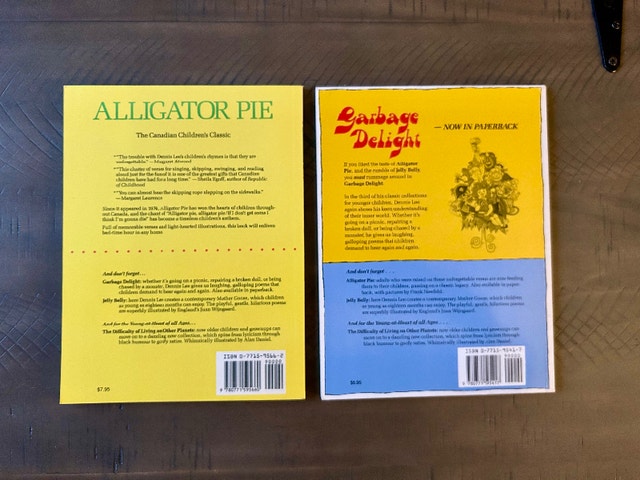 Canadian Poetry Books - Alligator Pie + Garbage Delight - photo 2