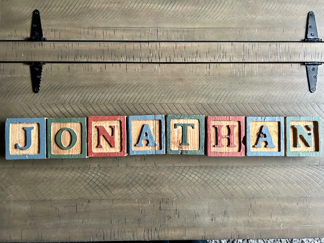 Personalized Wooden Name Blocks (Brampton)