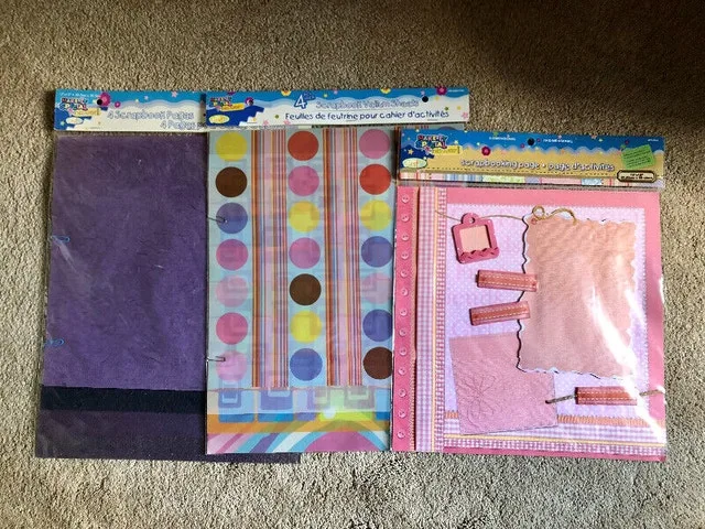 Scrapbook Pages - 3 packages (Brampton)