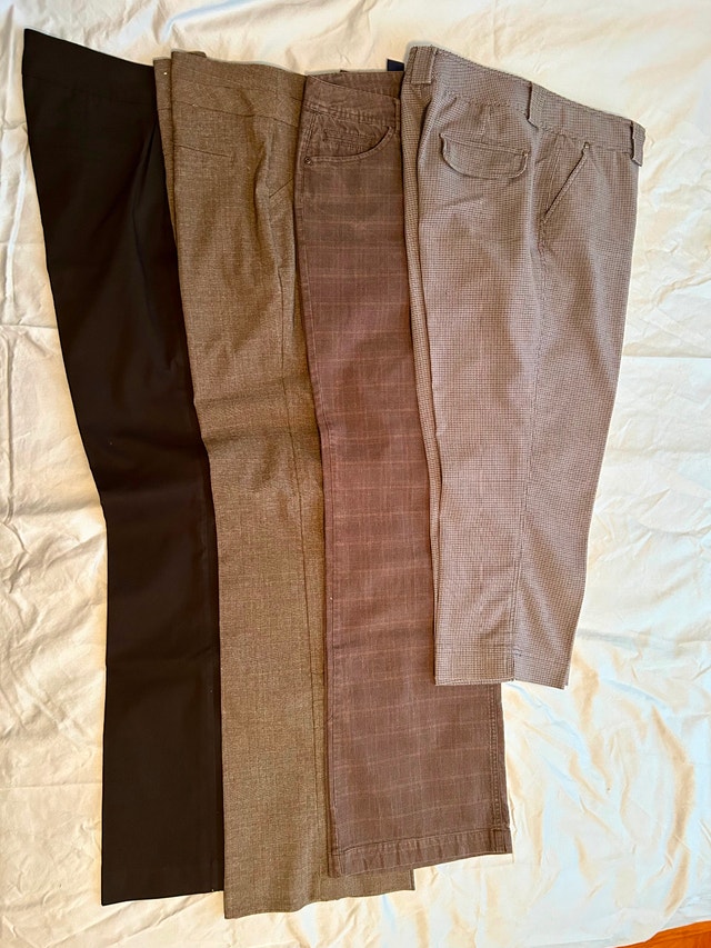 Ladies Pants/Capri, sizes 13-14, lot of 4 (Brampton)