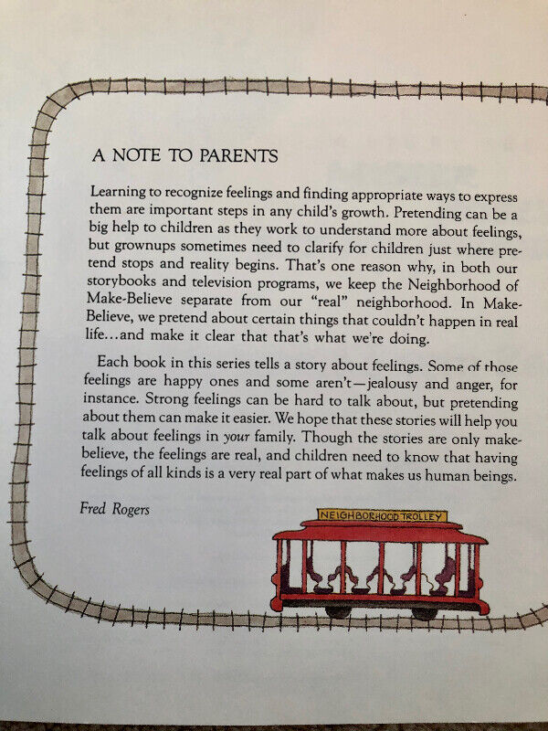 Mister Rogers’ Neighborhood Book, 1988, Vintage - photo 2