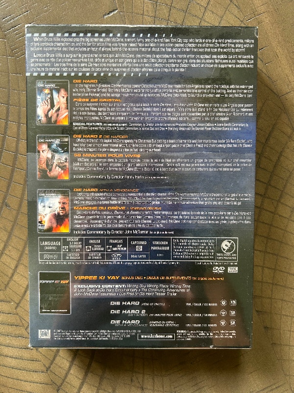 Die Hard Collection DVD Set of 4, never opened - photo 4