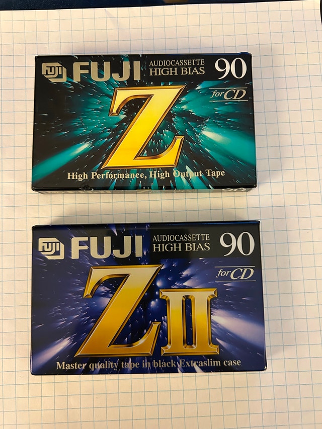 Fuji Vintage AudioCassettes Z / ZII 90, Never Used