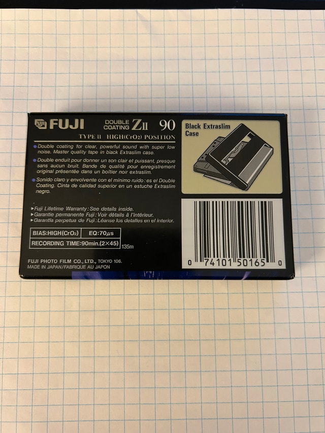 Fuji Vintage AudioCassettes Z / ZII 90, Never Used - photo 5