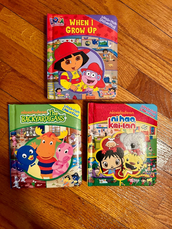 Little First Look and Find Board Books, lot of 3
