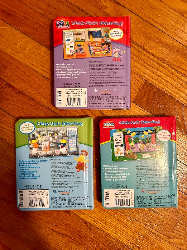 Little First Look and Find Board Books, lot of 3 - photo 2