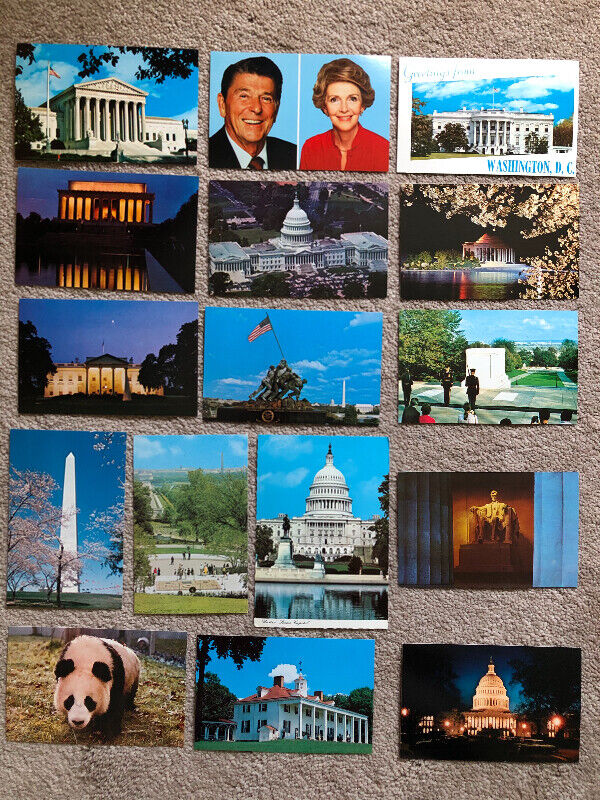 Vintage Postcards (16) - US Gov’t Tourist Sites