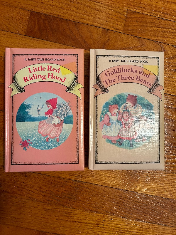 Vintage Fairy Tale Board Books, lot of 2 (Brampton)