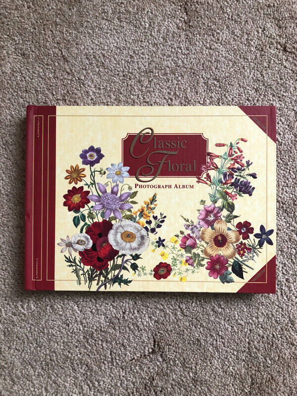Unique Photo Album - Classic Floral Design, never used
