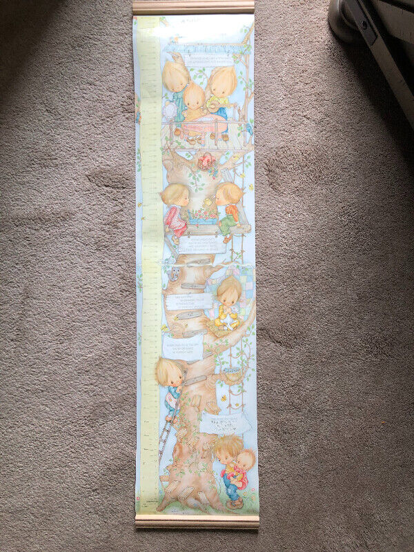 Vintage Hallmark Wall Growth Chart - Never Used (Brampton)