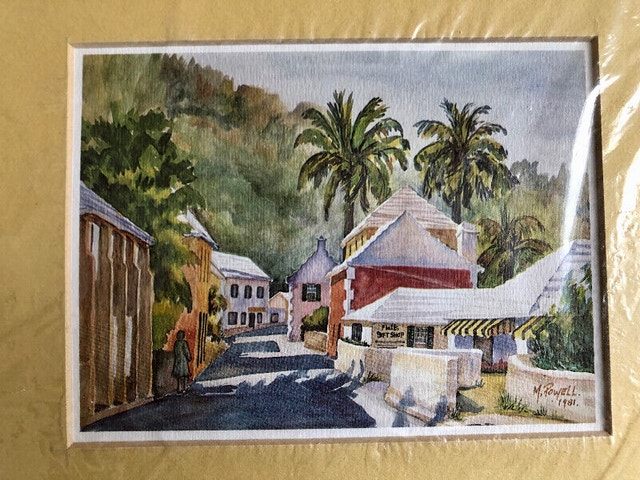 Vintage Bermuda Prints + Matting (2), never used - photo 2