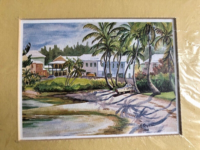 Vintage Bermuda Prints + Matting (2), never used - photo 4