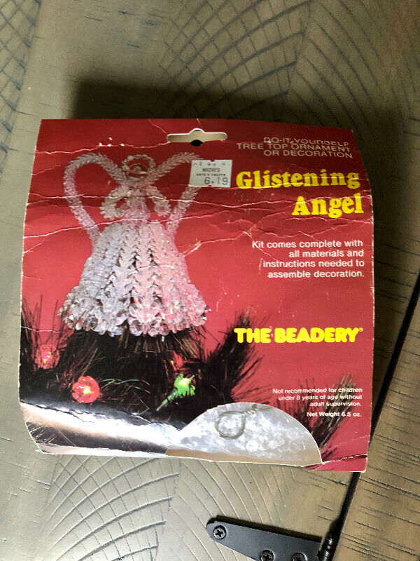 Vintage Glistening Angel - Beadery Kit, 1983