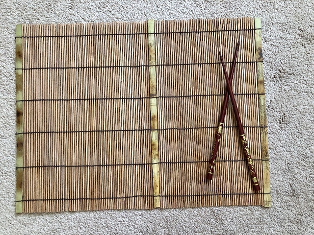 Four Bamboo Placemats + 2 Sets of Chopsticks, Never Used - photo 5