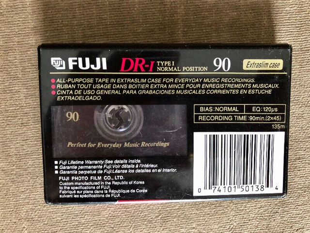 Fuji Audiocassette Tape, unopened (Brampton) - photo 2