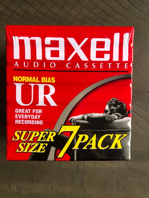 Maxwell Audio Cassettes, Unopened, Pkg of 7 (Brampton) - photo 2