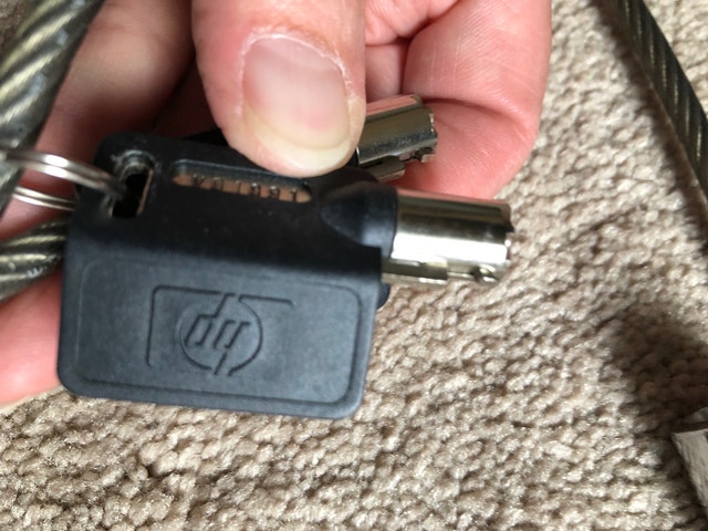 HP Kensington Keyed Cable Lock - photo 4