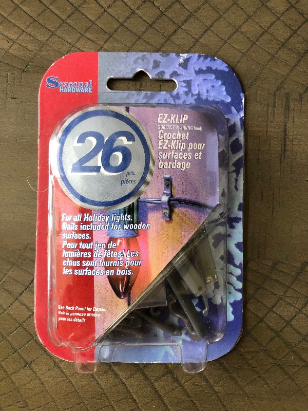 EZ Klips -hang lights/cords- 3 pkgs (Brampton) - photo 3