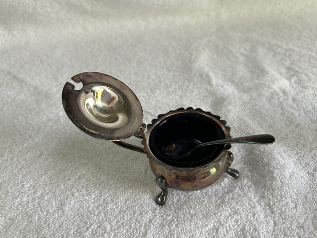 Vintage Silver Plated Salt/Pepper/Mustard Cellars (Brampton) - photo 5