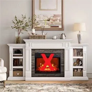 SYMPLE STUFF WHITE ABNEER 70'' MANTEL thumbnail