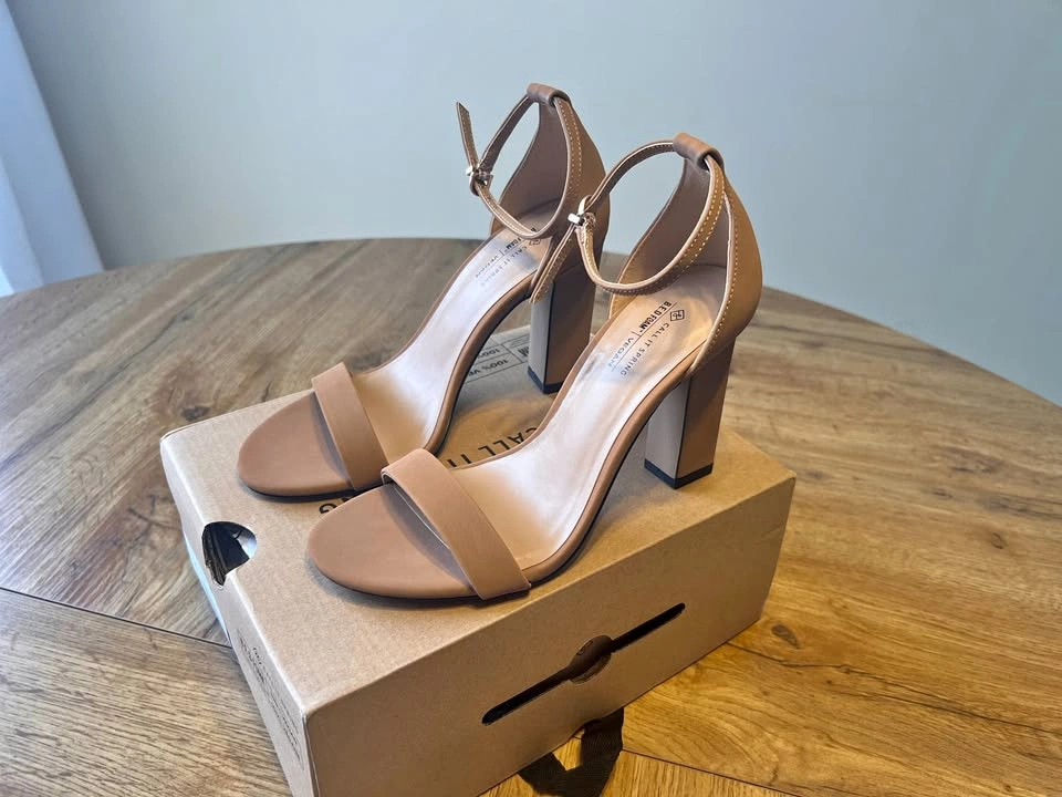 Nude Call it Spring High Heel Sandals