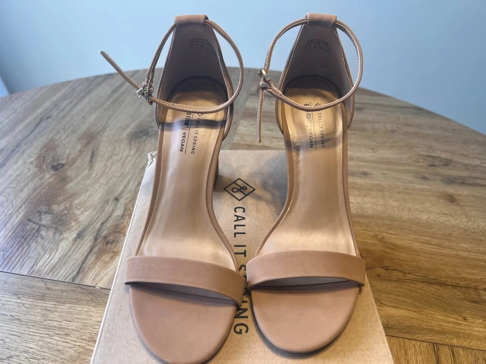Nude Call it Spring High Heel Sandals - photo 3