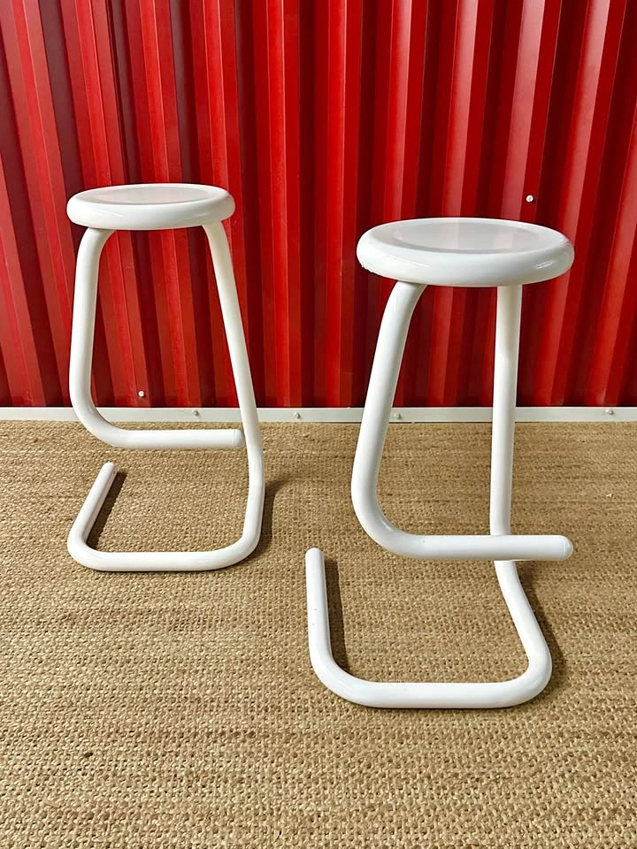 Vintage Paperclip Stools x2